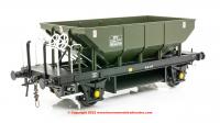 4380 Heljan Dogfish Ballast Hopper Wagon number DB983195 in BR Olive (late) livery